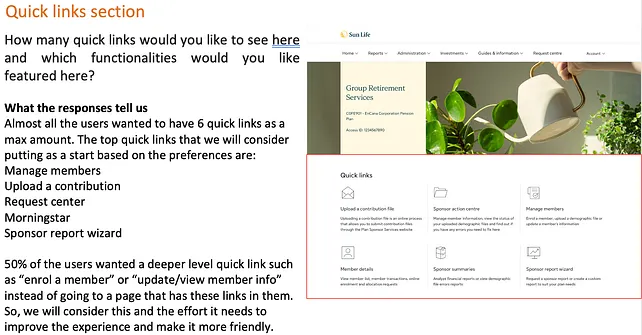 User testing session, sponsor feedback iteration 5