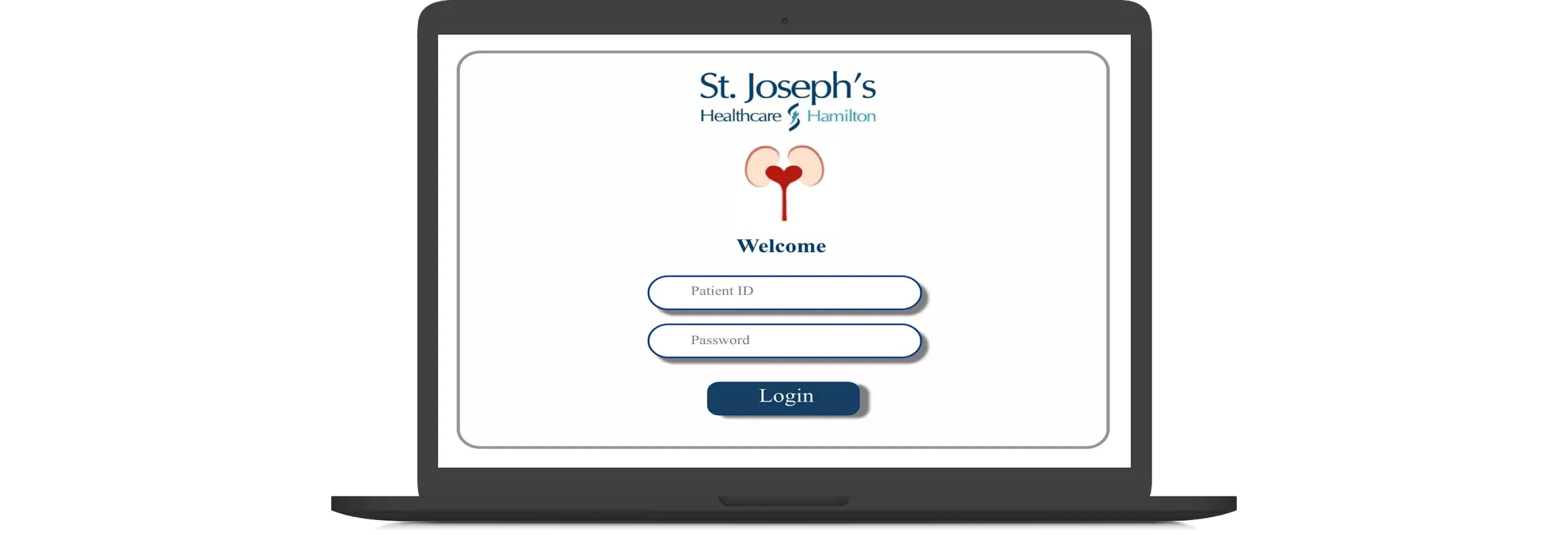 Hemodialysis mobile app prototype screens