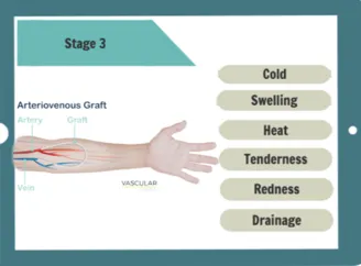 Treatment monitoring screens, pre-dialysis sanitisation protocols